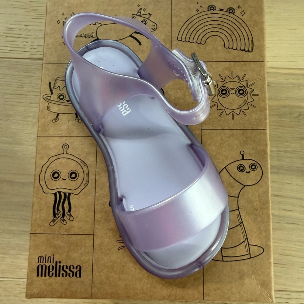 Mini Melissa Pearly Lilac sandal
